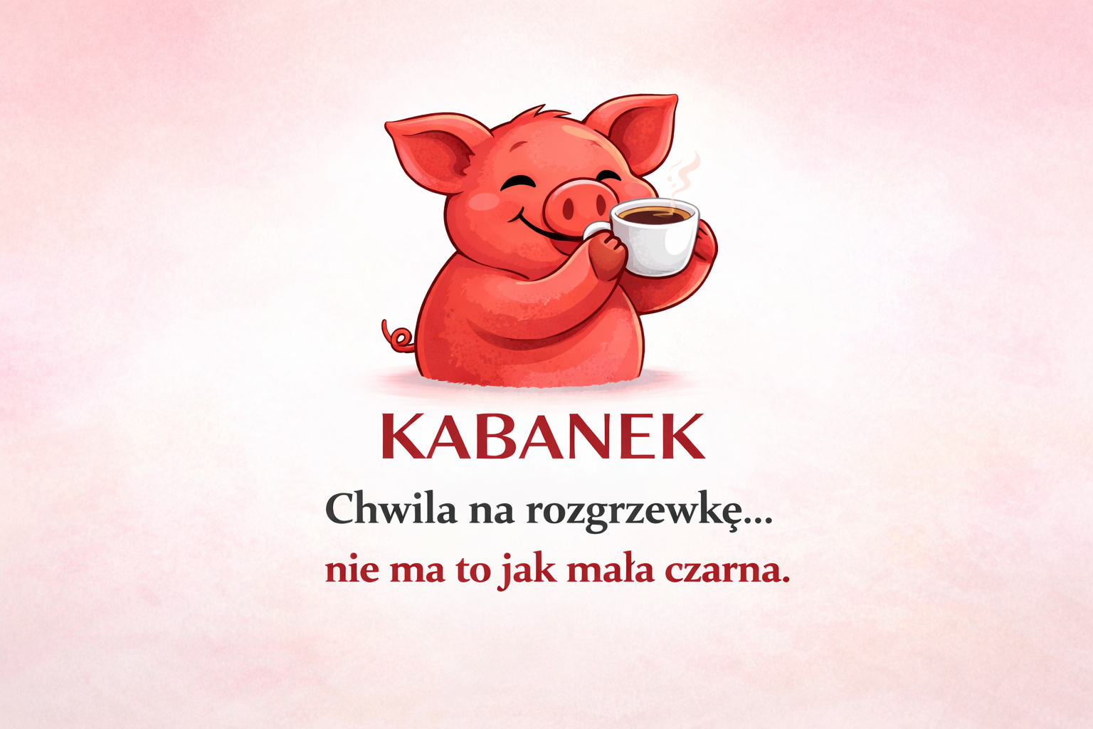 Kabanek z kawą